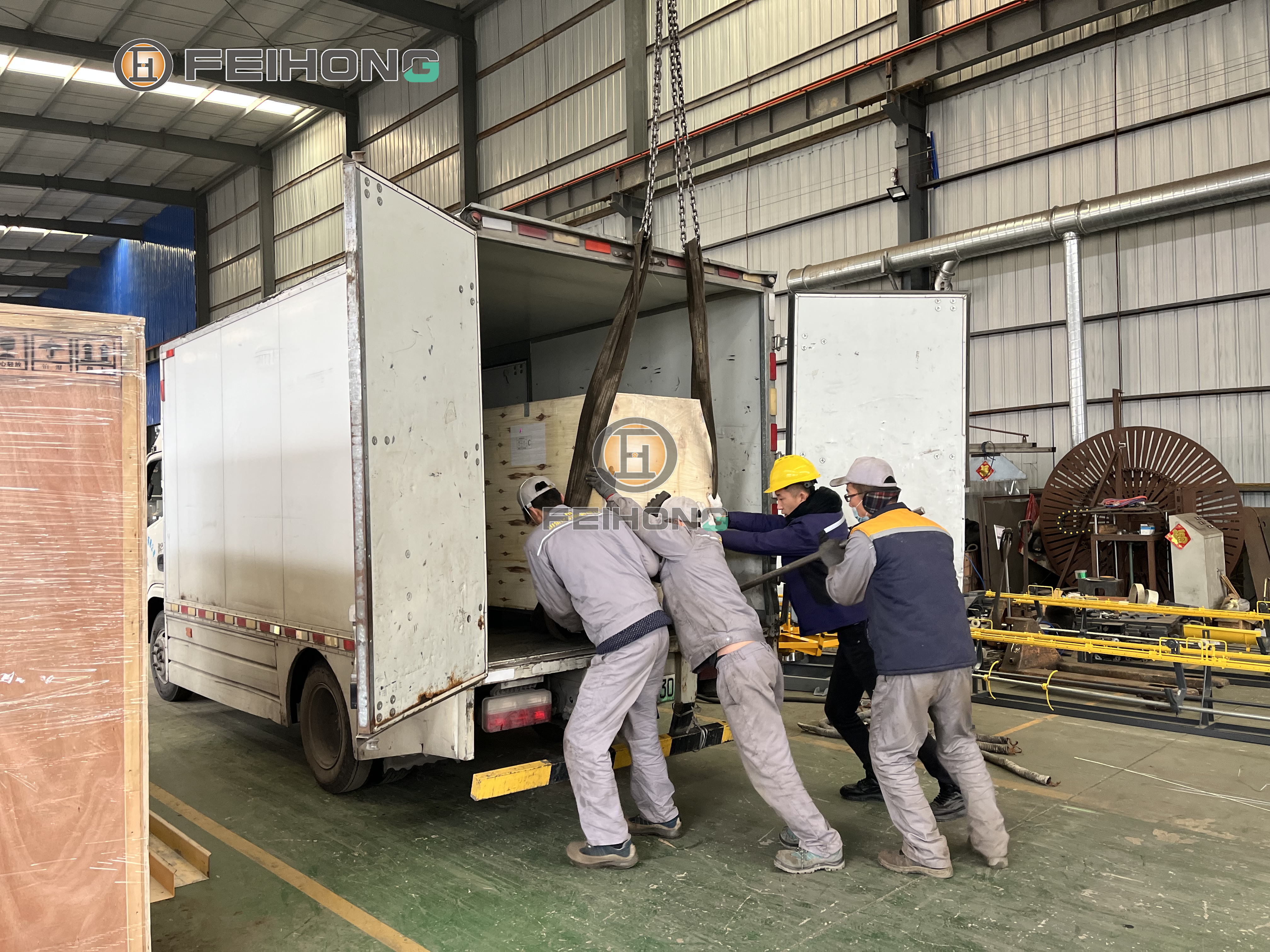 喜訊！熱烈慶祝飛宏1套數(shù)控鋼筋鋸床裝車完畢順利發(fā)出