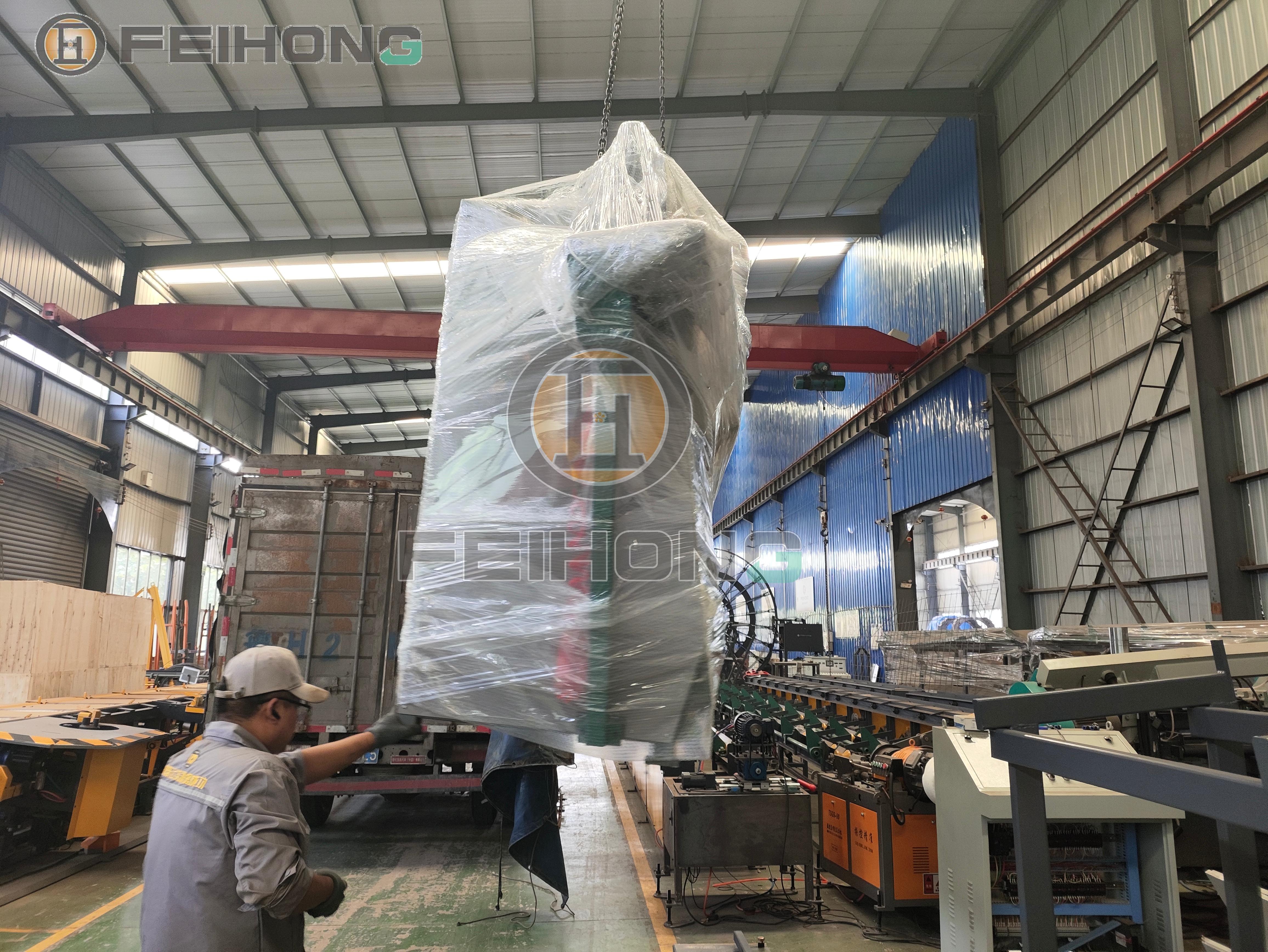 飛宏1套智能鋼筋加工設(shè)備助力國內(nèi)手工項目建設(shè)