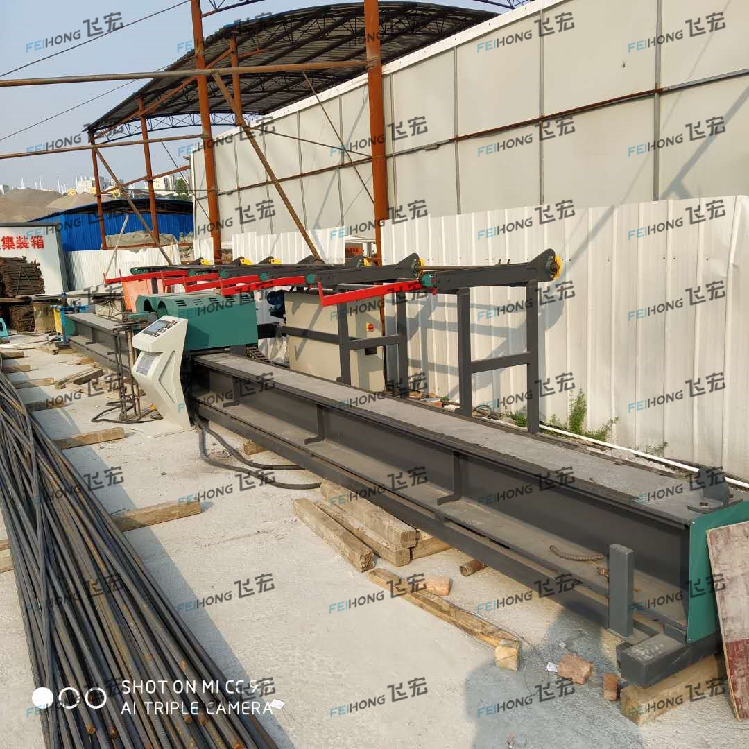 祝賀飛宏4套鋼筋加工設(shè)備陸續(xù)進駐江陰焦家村中鐵十二局南沿江城際鐵路項目
